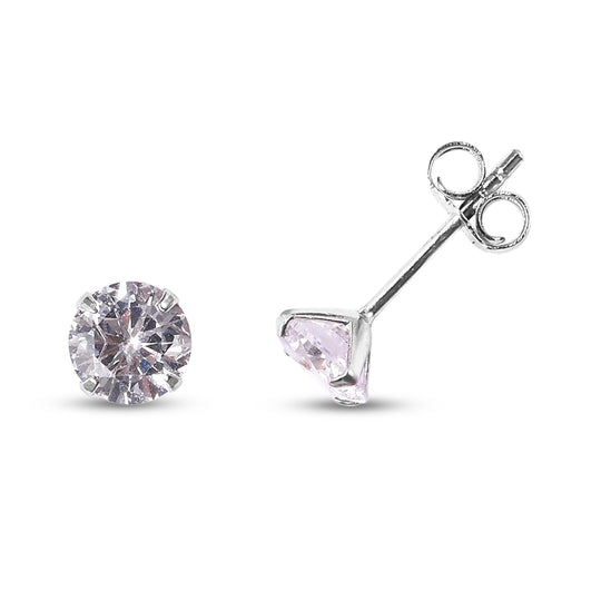 Weißer Zirkonia, Süßwasser Perle Schmuckset ca. 1,50 ct.