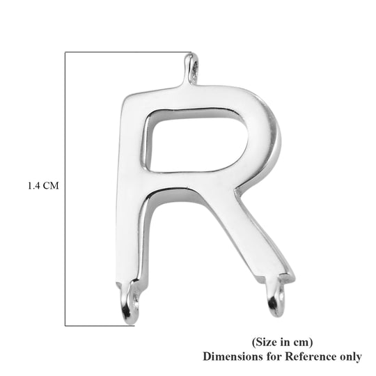 R Initiale Charme 925 Silber platiniert