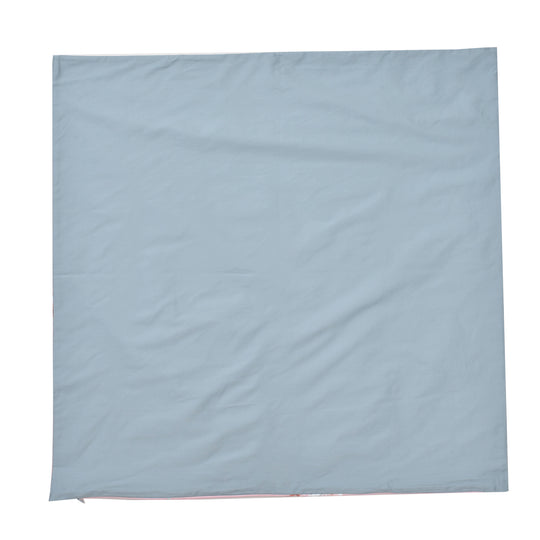 2er-Set, 3D Digitaldruck Bettbezug und Kissenbezug, Größe 135x200 cm und 80x80 cm, Blush Rosa