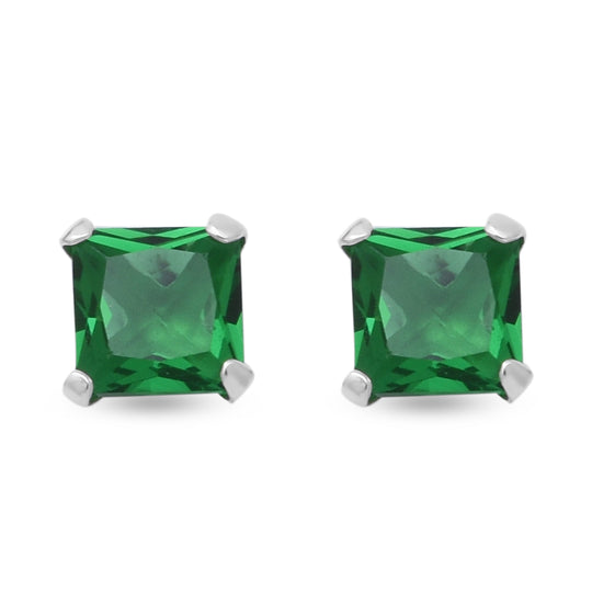 Weißer Zirkonia, Grüner Zirkonia Schmuckset ca. 3,00 ct.