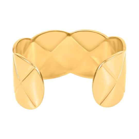 Designer Inspiriert Armreif und Ohrringe im Schmuckset, goldfarben