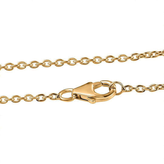 Lila Keshi (19-21mm) Perle Anhänger mit 45cm Kette, 925 Silber vergoldet