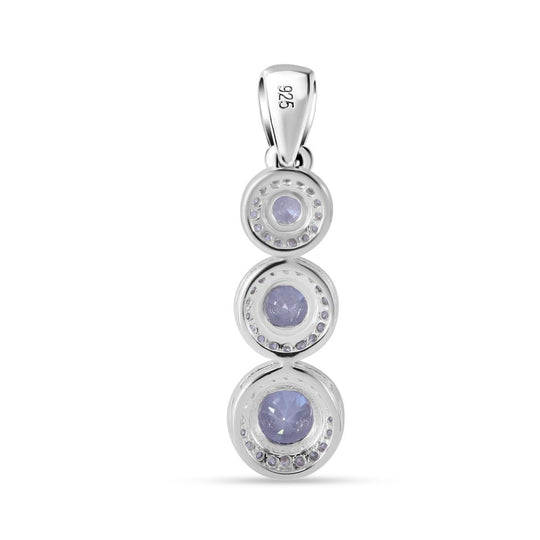 LUSTRO STELLA - 2er Set Weißer Zirkonia Schmuckset, 925 Silber rhodiniert