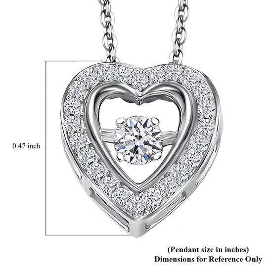 LUXURIANT DIAMOND - Lab Grown Diamant SI Schmuckset ca. 50 cm 925 Silber rhodiniert ca. 0,20 ct.