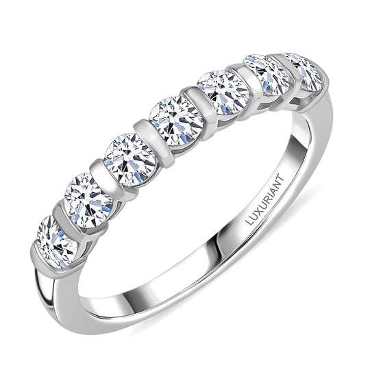 LUXURIANT DIAMOND - Lab Grown Diamant Schmuckset 925 Silber Rhodiniert (Größe 17) ca. 2.75 ct