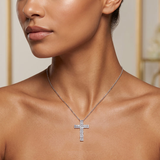 LUXURIANT DIAMOND - Lab Grown Diamant SI-GH SGL zertifiziert Schmuckset 925 Silber rhodiniert ca. 1,00 ct.