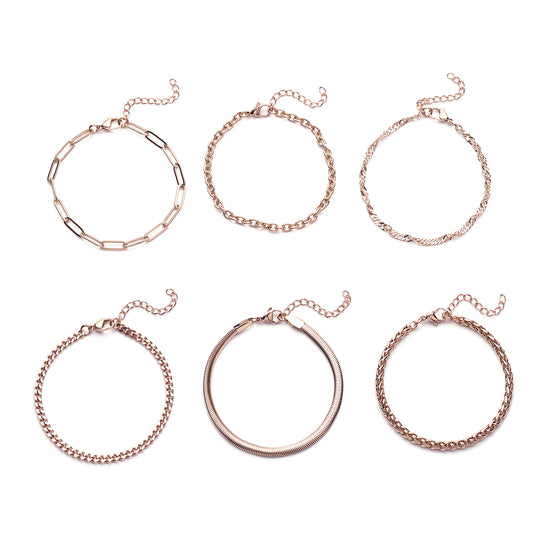 EVER TRUE 316L Edelstahl Ion-Gelbbeschichtung Schmuckset ca. 110,91g