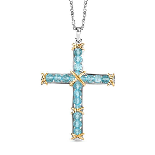 AA Roter Granat Anhänger, nickelfreies Messing, 316L Edelstahlkette 50 cm ca. 7.33 ct