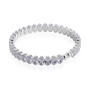 2er Blauer Zirkonia Schmuckset - Halsreif und Armband 70.00 ct