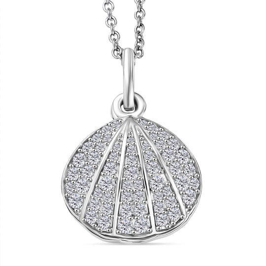 EVER TRUE Süßwasser Perle (10.5-11 mm), Weißer Zirkon Schmuckset ca. 50 cm, Nickelfreies Messing, Silberfarben