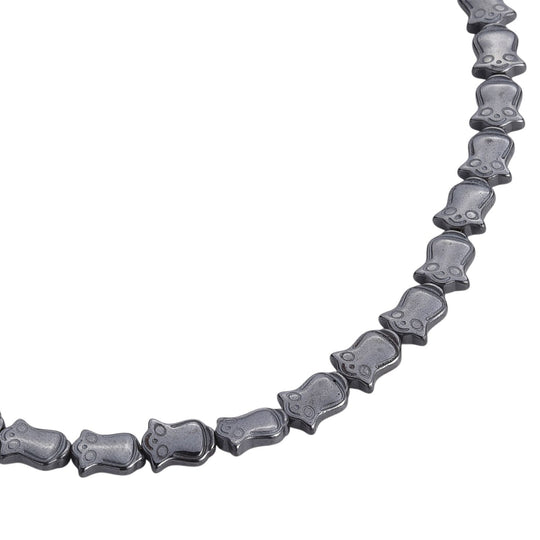 Hämatit Schmuckset, ca. 50 cm + 5 cm Extender, ca. 533,00 ct.