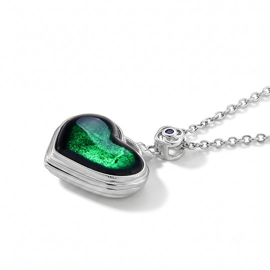 Schwarzer Jadeit und Zirkonia Medaillon-Legierung-Anhänger mit 50cm Edelstahl-Kette