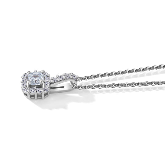 LUXURIANT DIAMOND - Lab Grown Diamant SI-GH Schmuckset ca. 45 cm 925 Silber 750 Gelbgold Vermeil ca. 0.40 ct