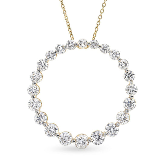 LUXURIANT DIAMOND - Lab Grown Blauer Diamant SI SGL zertifiziert Schmuckset ca. 50 cm 925 Silber Rhodiniert ca. 1.00 ct