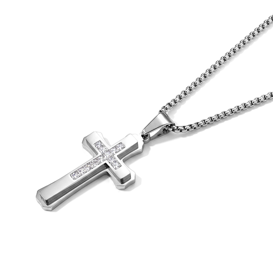 Weißer Zirkonia Schmuckset ca. 59.5 cm 5.00 ct