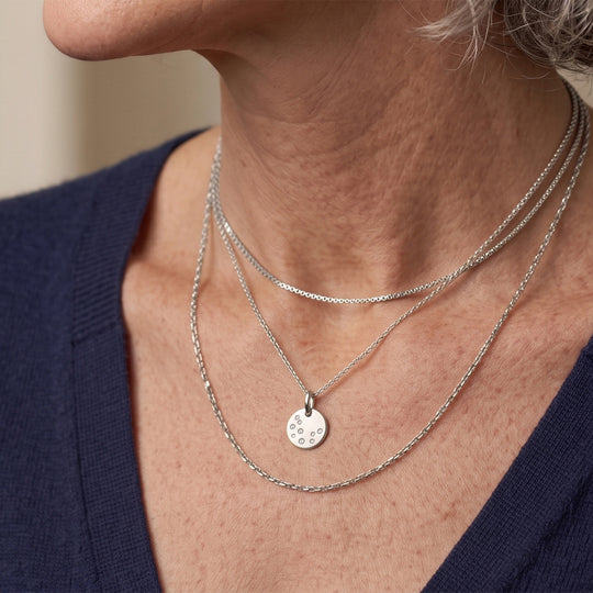 LUXURIANT DIAMOND - Lab Grown Diamant SGL zertifiziert SI-GH Schmuckset ca. 50 cm 925 Silber Rhodiniert ca. 0,50 ct.