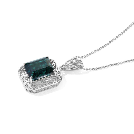 D'Joy Alexandrit Quarz Triplette Schmuckset ca. 50 cm 925 Silber Rhodiniert ca. 6,21 ct.
