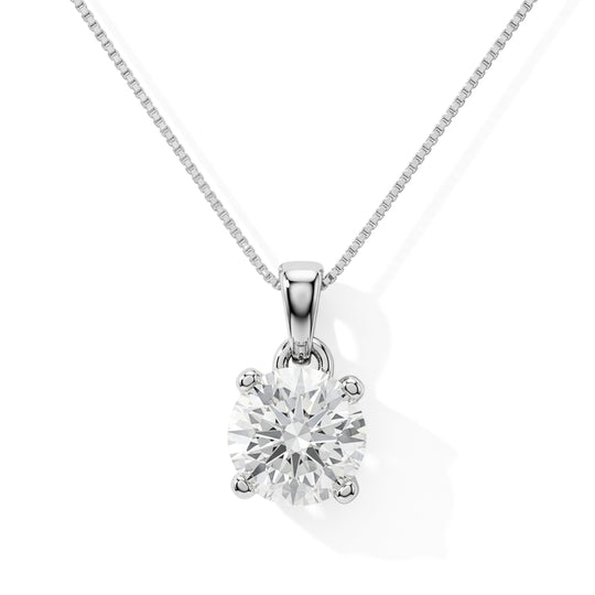 D'Joy GRA zertifiziert Moissanit Schmuckset ca. 50 cm 925 Silber 750 Gelbgold vermeil ca. 2.00 ct
