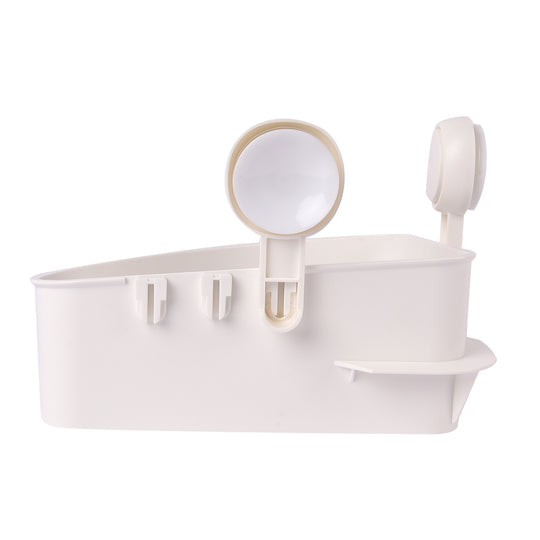 Dreieckiger Eckschrank, Größe 25,5x25,5x10,5 cm, Weiß