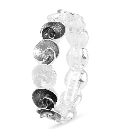 Mehrfarbig emailliert Armband ca. 16.5 cm in Silber tone