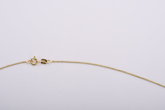 Italienische Schlangen-Kette, ca. 50 cm, 925 Silber vergoldet
