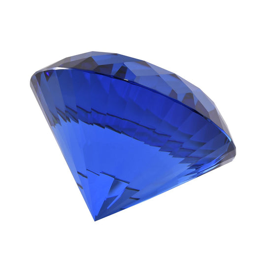 The 5th Season - Kristallglas-Diamant, 8x5.5cm, Tansanit-blau