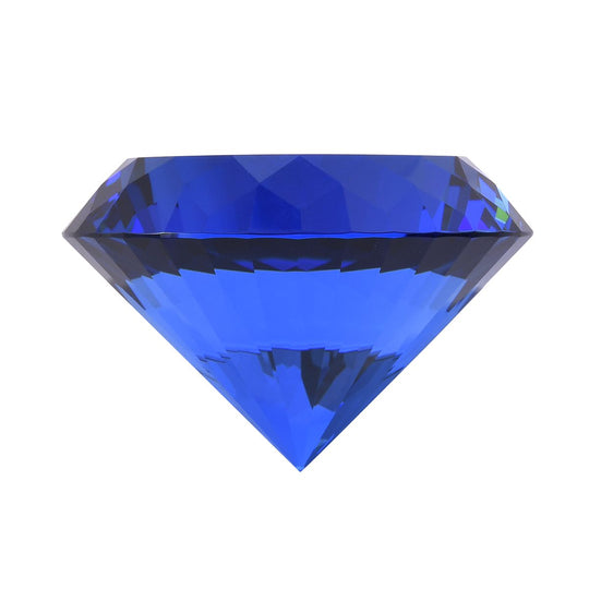 The 5th Season - Kristallglas-Diamant, 8x5.5cm, Tansanit-blau