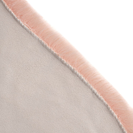 Luxury Edition: Kunstfell Teppich, 100x180cm, 1200 GSM, Altrosa