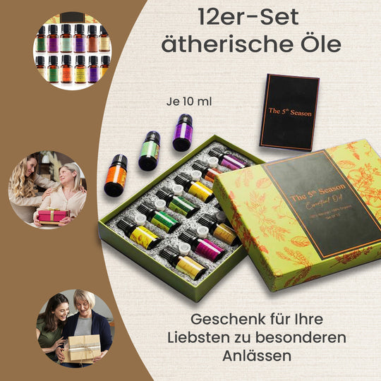 The 5th Season - 12er-Set ätherische Massageöle, 10 ml