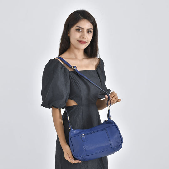 Crossbody-Tasche aus Leder mit Krokodilprägung, Größe 28x10x25cm, burgund