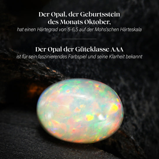 AAA Natürlicher, äthiopischer Welo Opal, Weißer Diamant Ring, Zertifiziert, 585 Gold ca. 3.90 ct