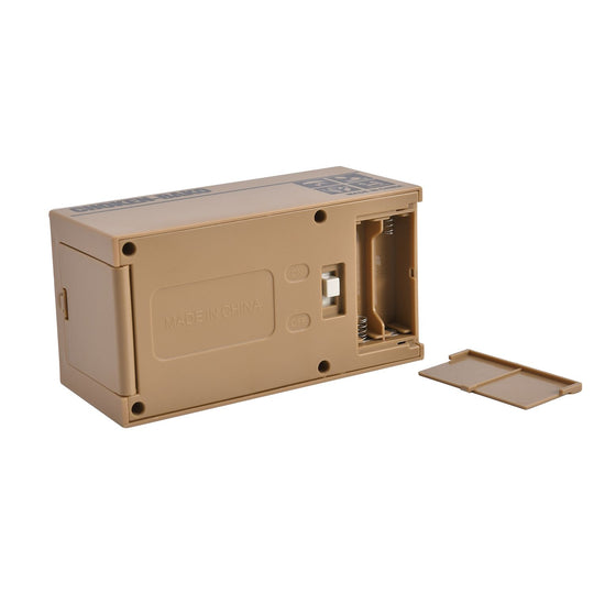 Münzstehlende Hunde-Spardose, 2x AA Batterien (nicht inkl.), 16.3x9x17 cm, Weiß