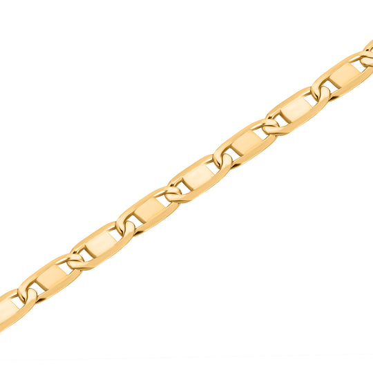 Italienisches Valentino-Armband, ca. 19 cm, 925 Silber vergoldet ca. 3,52g