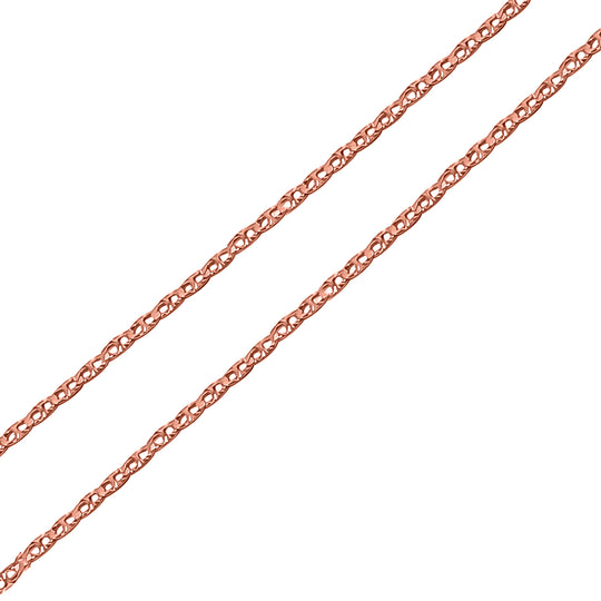 Marinerkette, ca. 60 cm, 925 Silber rosévergoldet