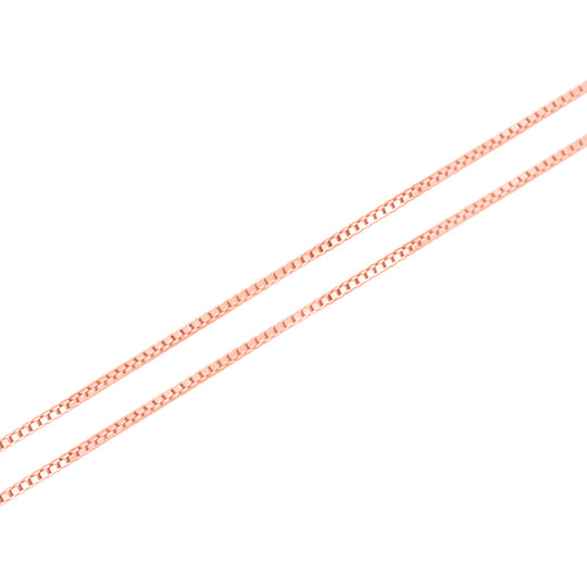 Venezianer-Kette, ca. 60 cm, 925 Silber rosévergoldet