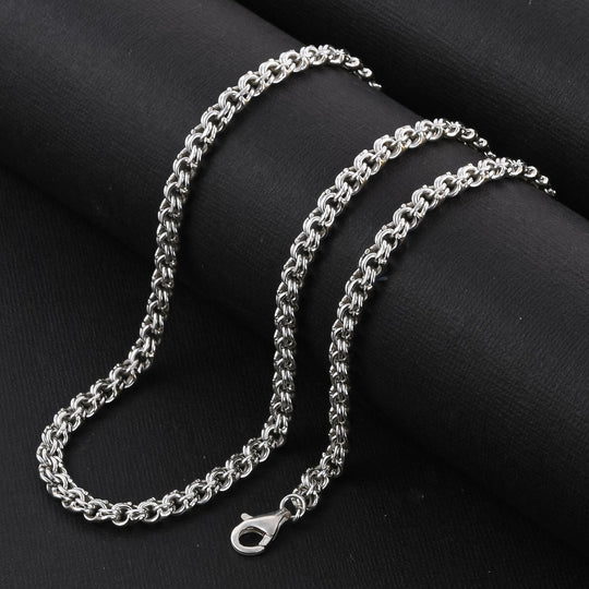 Royal Bali - 925 Silber Halskette, ca. 50 cm, ca. 35,00g