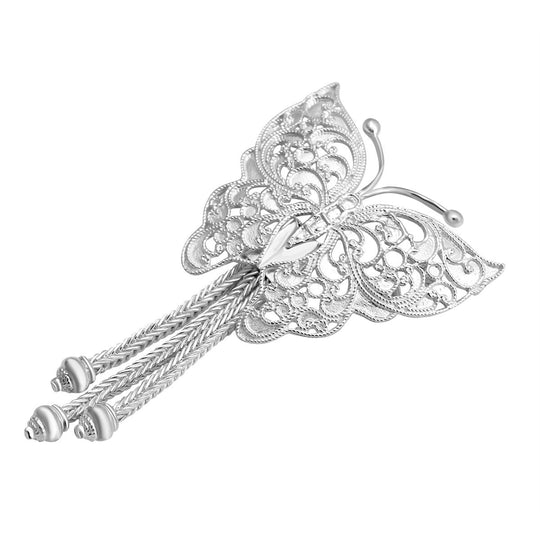 Schmetterlings-Anhänger, 925 Silber rhodiniert, ca. 10,90g