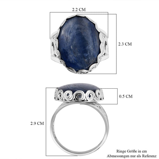 Royal Bali - Kyanit Ring 925 Silber ca. 15.50 ct