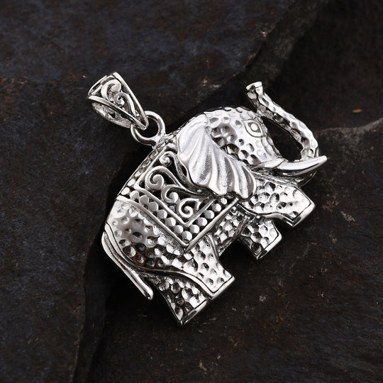Royal Bali Kollektion - Elefant Anhänger, 925 Silber