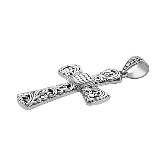 Royal Bali Kollektion - Kreuz Anhänger, 925 Silber, ca. 5,50g