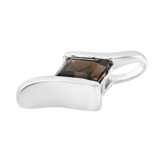 Rauchquarz-Anhänger, 925 Silber ca. 2.15 ct
