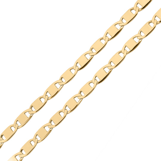 Italienische Valentino-Kette, 925 Silber vergoldet, ca. 50 cm