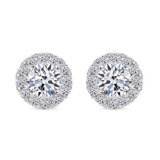 New York Kollektion - Weiße Diamant Ohrringe, SI G-H, 585 Gold ca. 1.00 ct