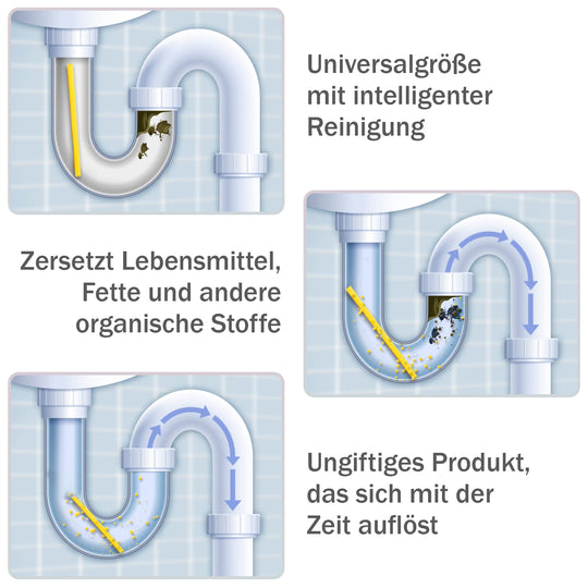 18er-Set Rohrreiniger, Zitrone