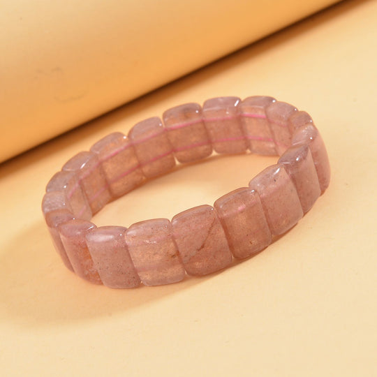 Erdbeer Quarz Armband 17 cm ca. 170.00 ct