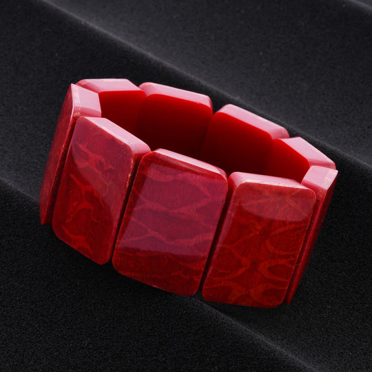 Royal Bali - Koralle flexibles Armband, 18 cm