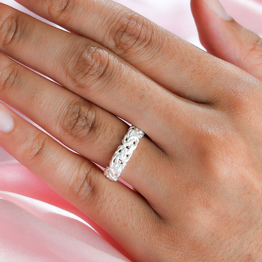 925 Silber Ring, ca. 4,10g