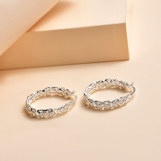 Royal Bali - 925 Silber Ohrringe ca. 6,00g