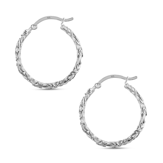 Royal Bali - 925 Silber Ohrringe ca. 6,00g