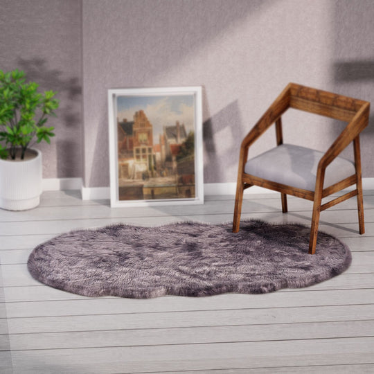 Luxury Edition: Wolkenweicher 2200 GSM Kunstfell Teppich 100x180 cm, weiß